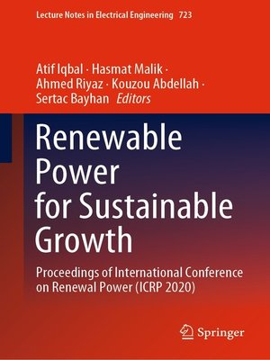 cover image of Renewable Power for Sustainable Growth